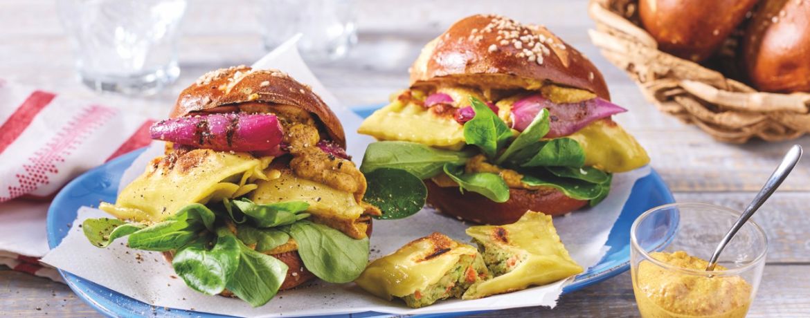 Gegrillter Maultaschen-Burger für 4 Personen von lidl-kochen.de