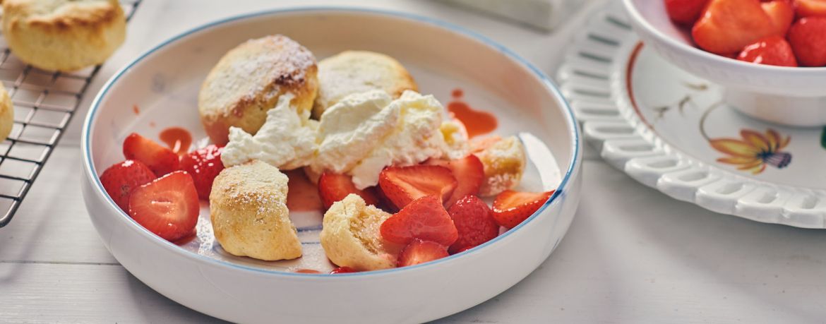 Erdbeerkuchen als Shortcake für 4 Personen von lidl-kochen.de