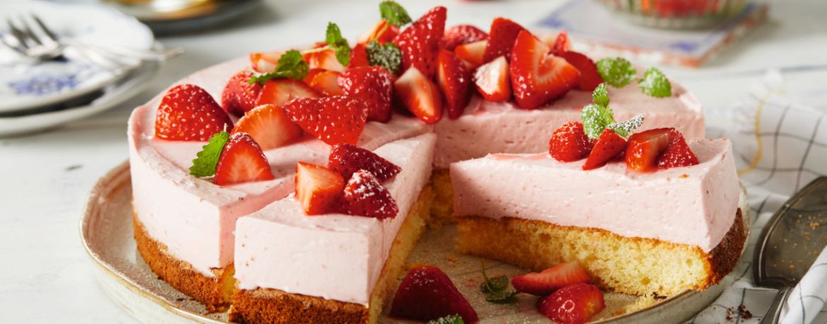 Erdbeertorte für 16 Personen von lidl-kochen.de