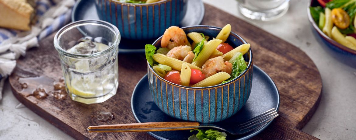 Nudelsalat mit Garnelen für 4 Personen von lidl-kochen.de
