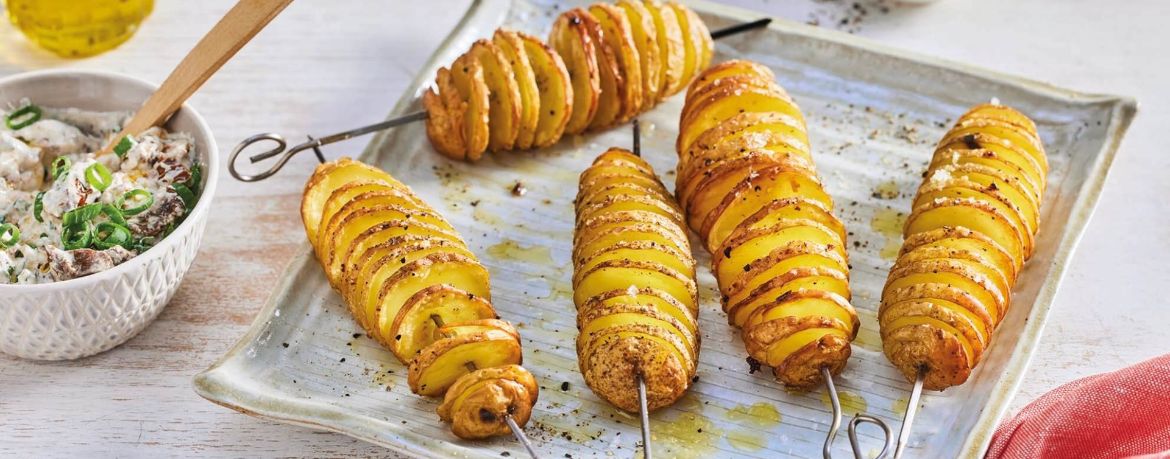 Kartoffeltwister - Spiralen aus normalen Kartoffeln mit Tomaten-Dip für 4 Personen von lidl-kochen.de