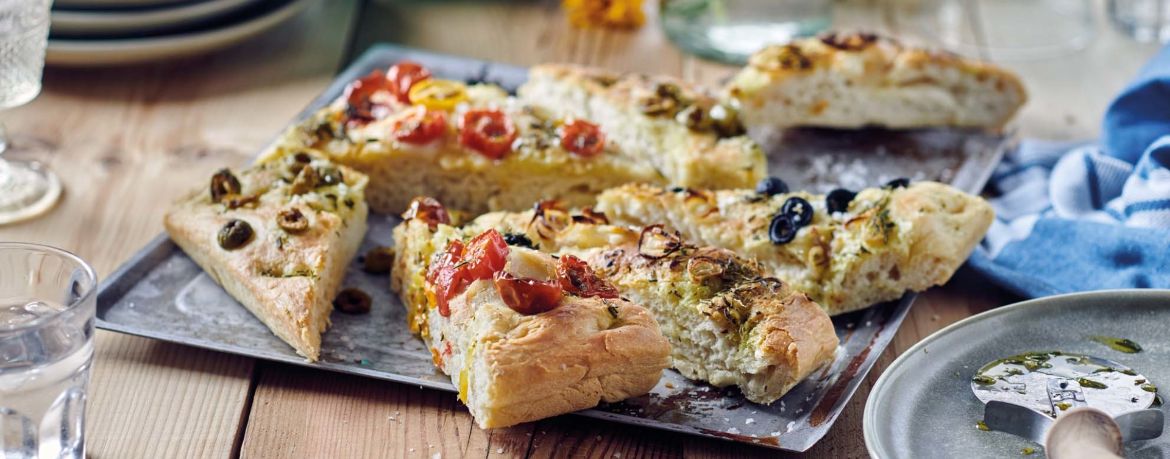 Focaccia-Variation - Monsieur Cuisine Rezept