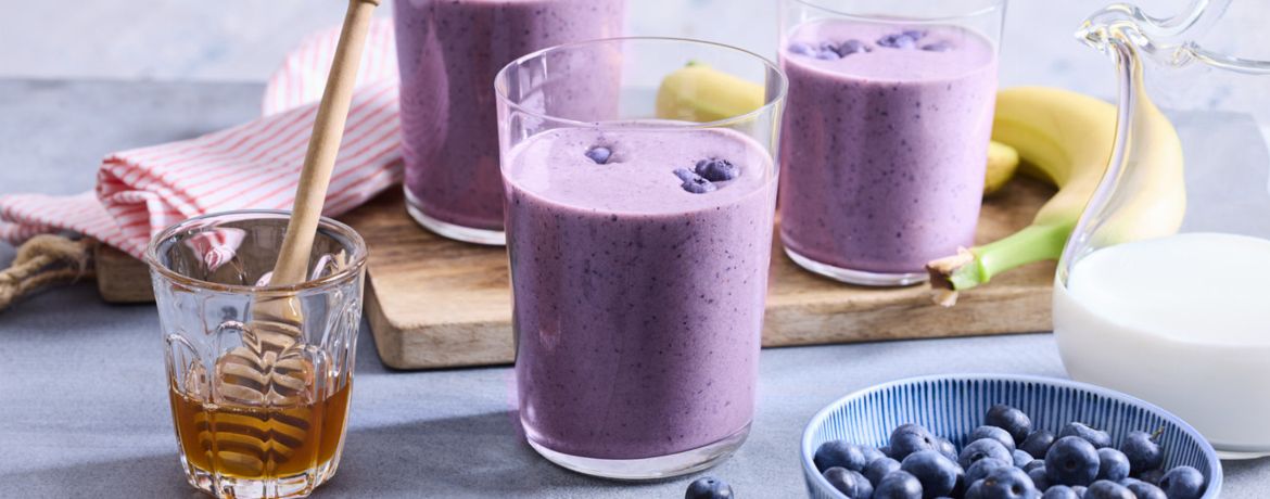 Bananen-Blaubeer-Smoothie für 4 Personen von lidl-kochen.de