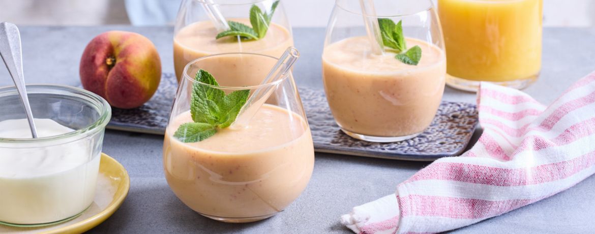 Pfirsich-Joghurt-Smoothie für 4 Personen von lidl-kochen.de