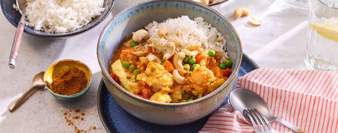 Blumenkohl-Erbsen-Curry für 4 Personen von lidl-kochen.de