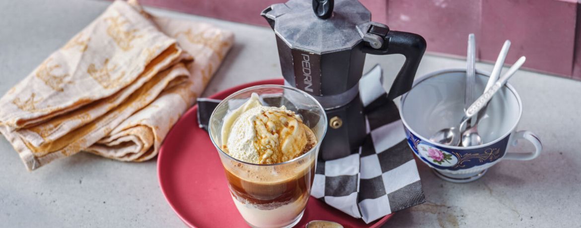 Affogato – Espresso mit Vanilleeis für 4 Personen von lidl-kochen.de