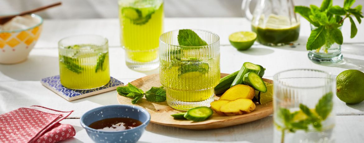 Gurken-Ingwer-Limonade für 4 Personen von lidl-kochen.de