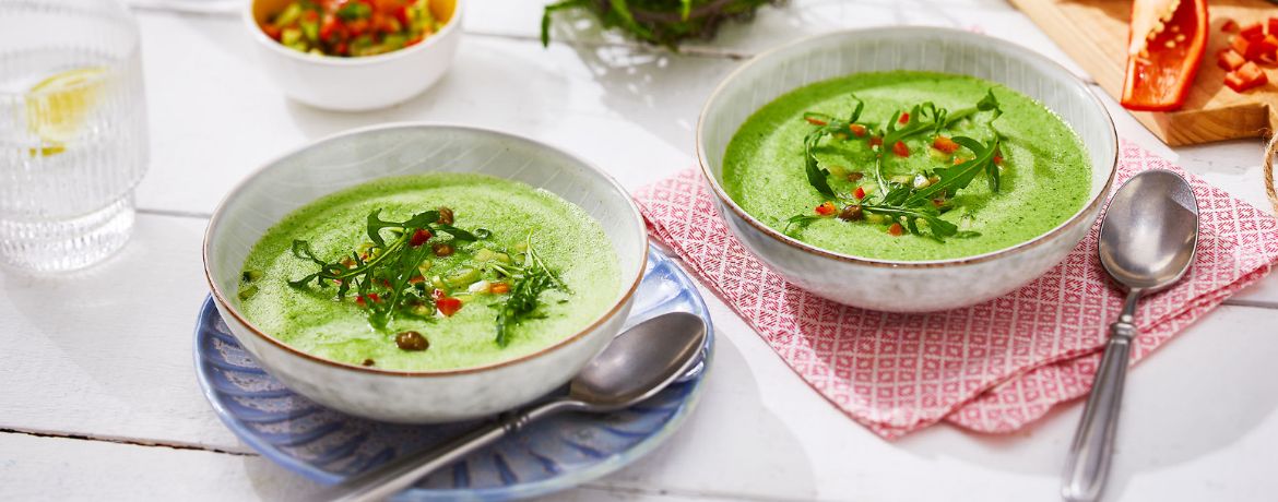 Geeiste Buttermilch-Suppe mit Rucola und Gurke für 4 Personen von lidl-kochen.de