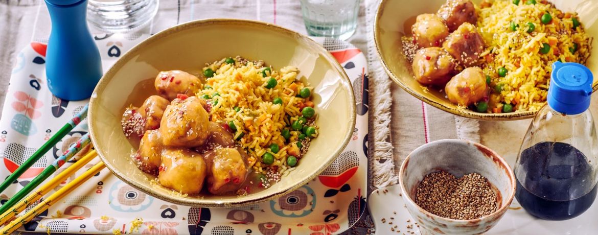Chinesischer Zitronen-Tofu an Gemüsereis​ für 4 Personen von lidl-kochen.de
