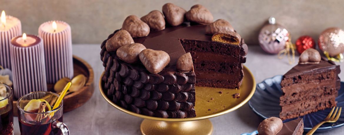 Lebkuchenherz-Torte für 16 Personen von lidl-kochen.de