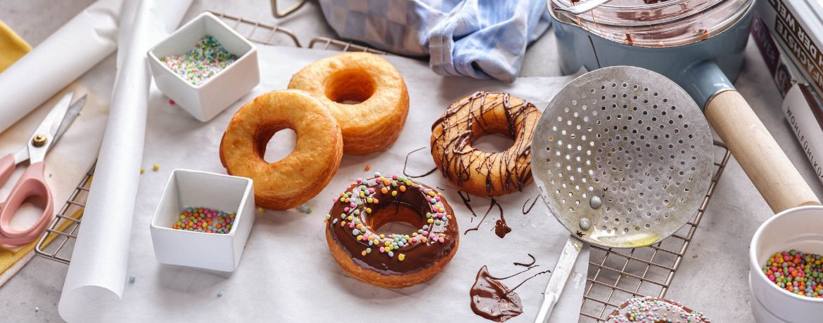 Selbstgemachte Donuts für 10 Personen von lidl-kochen.de