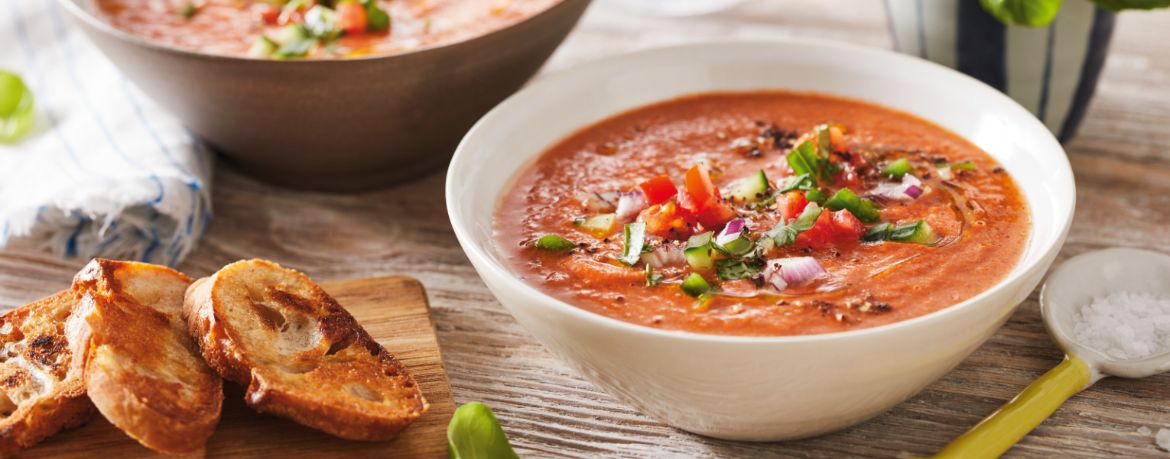 Klassisches Gazpacho-Rezept für 4 Personen von lidl-kochen.de