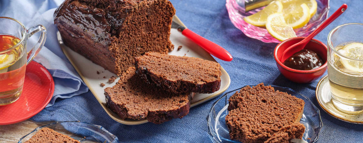 Veganer Gewürzkuchen mit Pflaumenmus-image