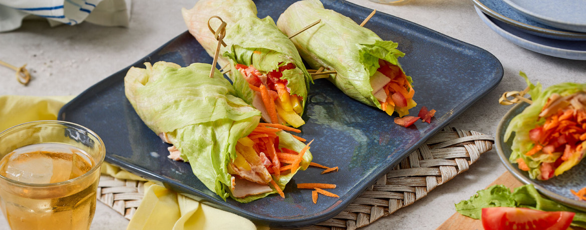 Bunter Lowcarb Salatwrap für 4 Personen von lidl-kochen.de