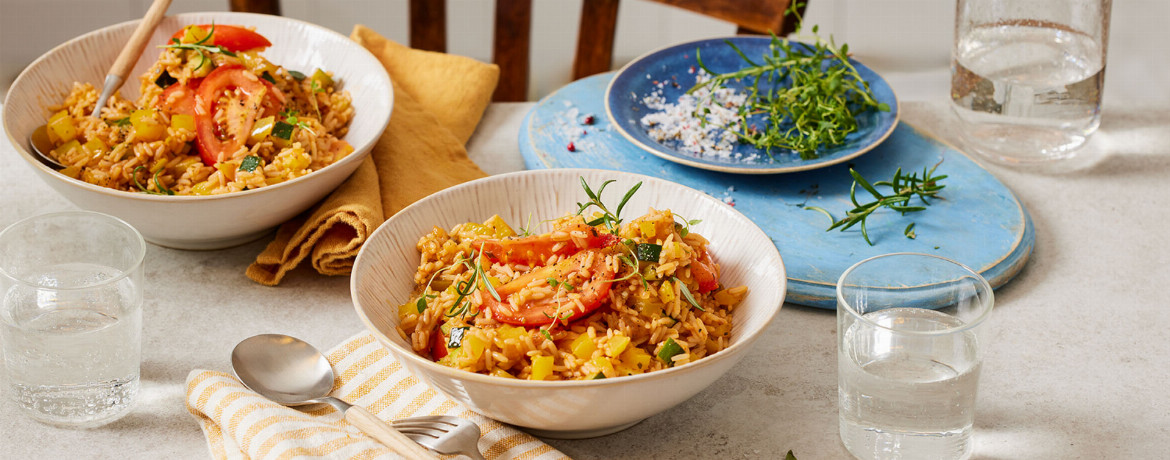 Tomatenreis mit Gemüse - Rezept | LIDL Kochen