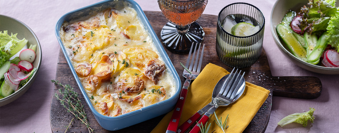 Kartoffelgratin aus der Heißluftfritteuse - Rezept | LIDL Kochen