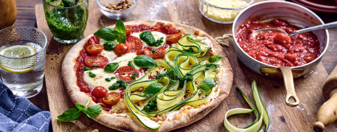 Pizza Napoletana Margarita und Bianca für 2 Personen von lidl-kochen.de