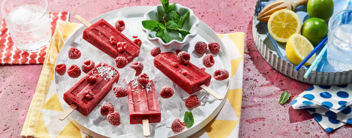 Himbeer-Minze-Eis für 8 Personen von lidl-kochen.de