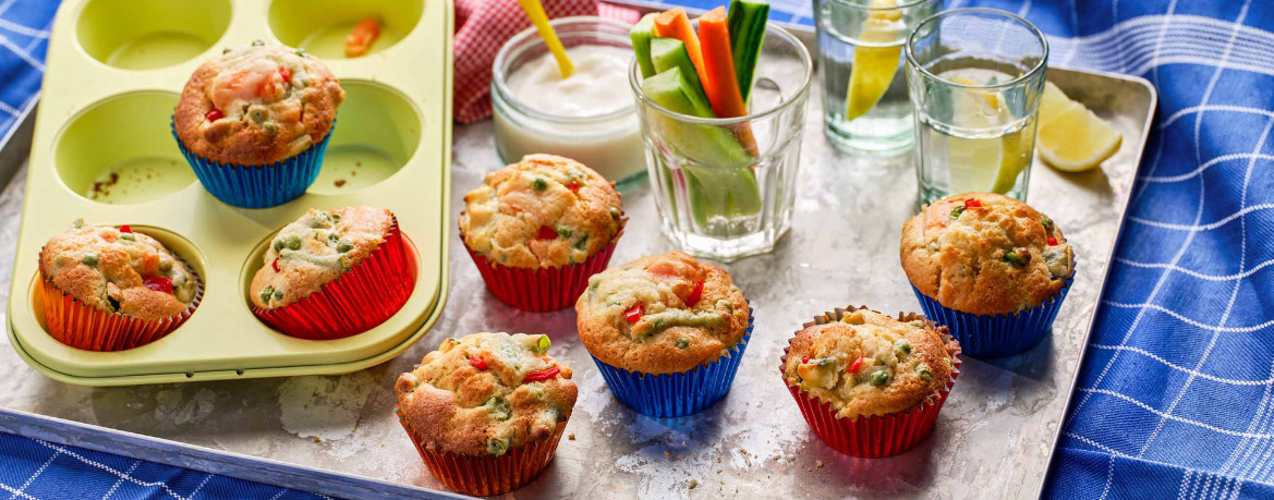 Mediterrane Gemüsemuffins für 12 Personen von lidl-kochen.de