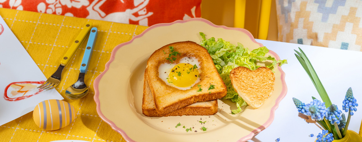 Herz-Spiegelei im Brotmantel für 4 Personen von lidl-kochen.de