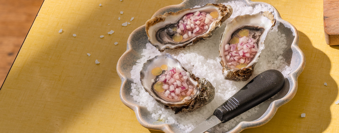 Austern mit Schalotten Vinaigrette für 4 Personen von lidl-kochen.de