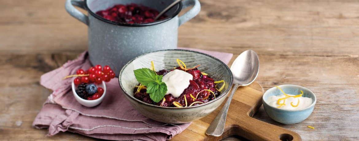 Vegane Rote Grütze - Rezept | LIDL Kochen