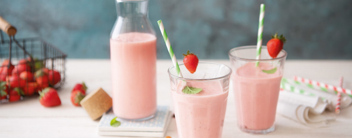 Erdbeer-Buttermilch-Smoothie - Rezept | LIDL Kochen