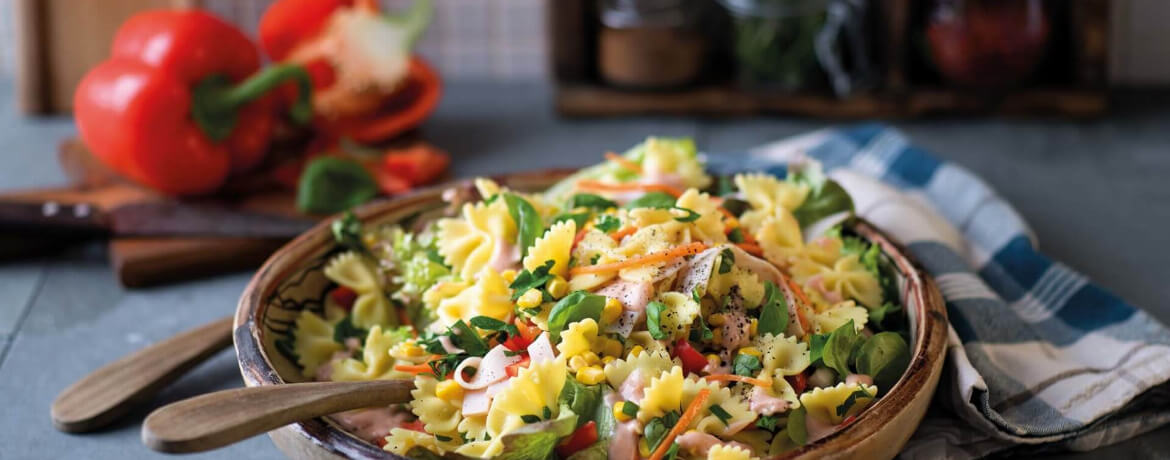 Bunter Nudelsalat mit Farfalle - Rezept | LIDL Kochen
