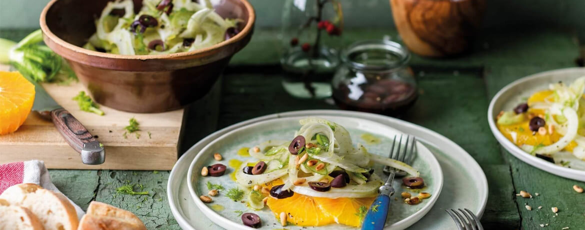 Fenchel-Orangensalat mit Oliven - Rezept | LIDL Kochen