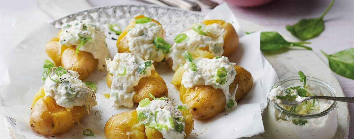 Ofenkartoffeln mit Käse-Topping