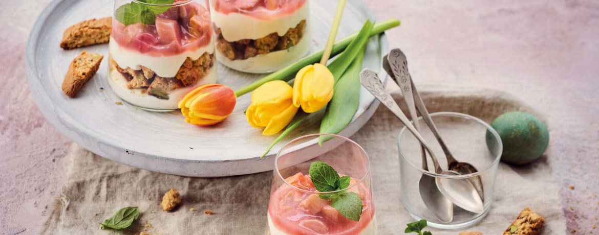 RhabarberCantucciniTrifle Rezept LIDL Kochen