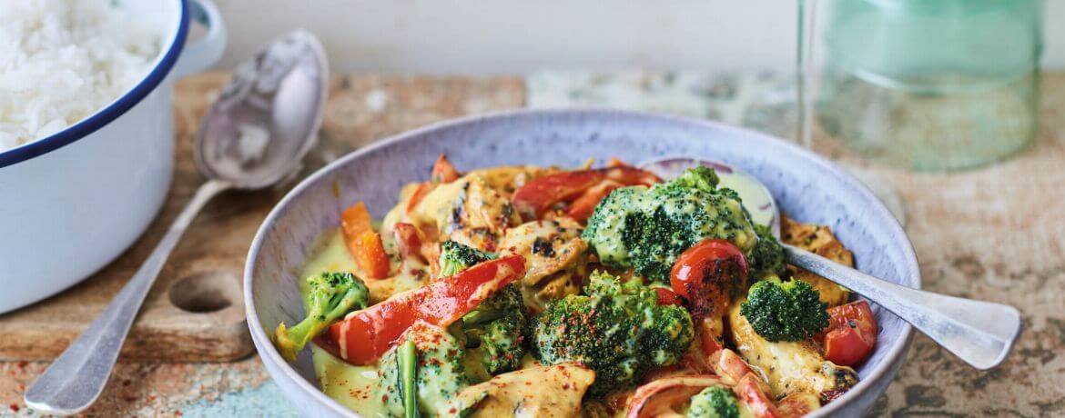 Hähnchencurry mit Brokkoli und Reis für 4 Personen von lidl-kochen.de