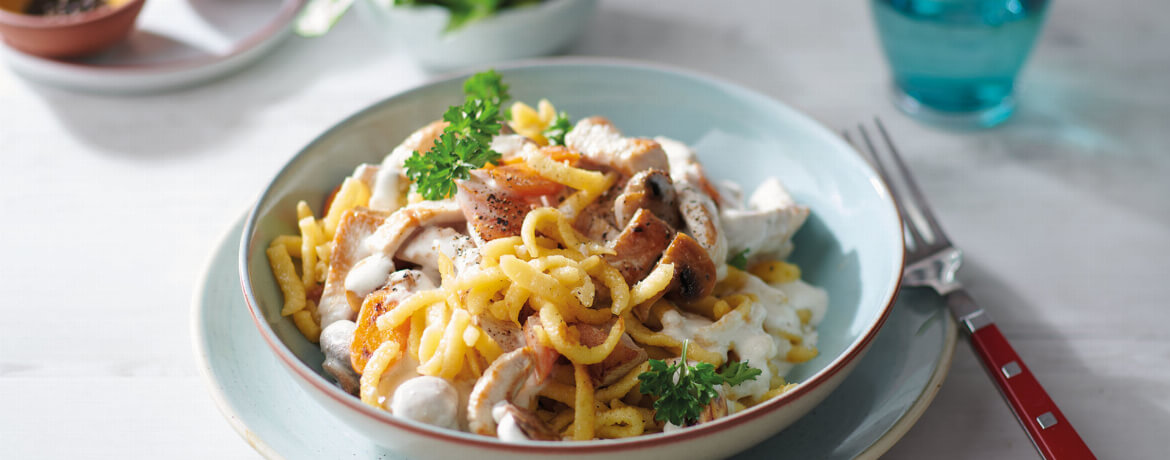Putengeschnetzeltes mit Spätzle - Rezept | LIDL Kochen