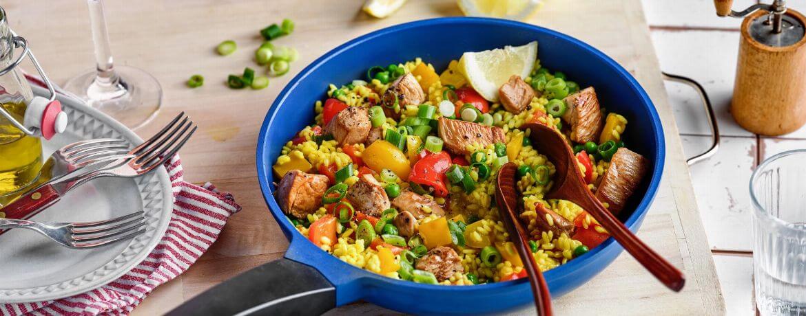 Paella mit Hähnchen und Erbsen - Rezept | LIDL Kochen