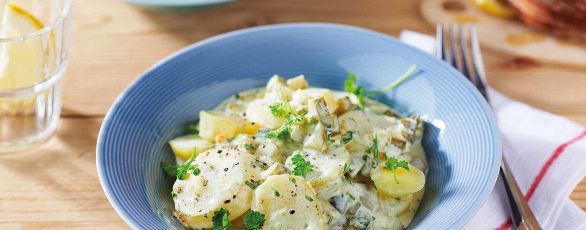 Veganer Kartoffelsalat mit Mayonnaise