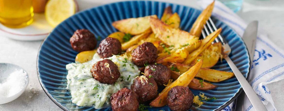 Hackbällchen mit Zaziki - Rezept | LIDL Kochen Hackbällchen mit Zaziki - Rezept | LIDL Kochen