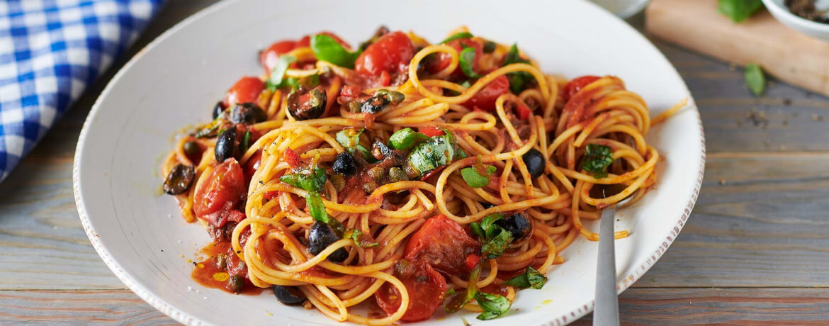 Spaghetti alla puttanesca - Rezept | LIDL Kochen