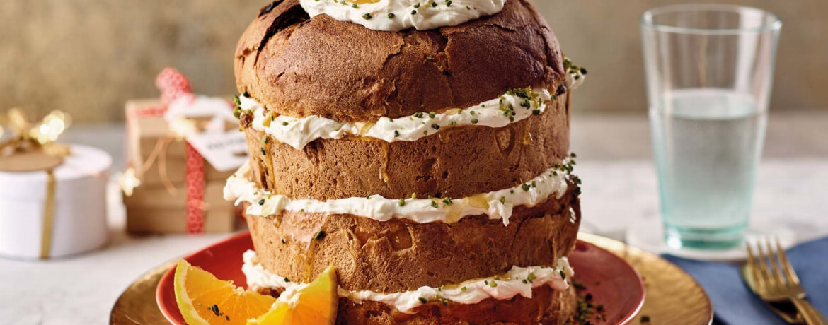 Schicht-Panettone mit Orangencreme für 10 Personen von lidl-kochen.de