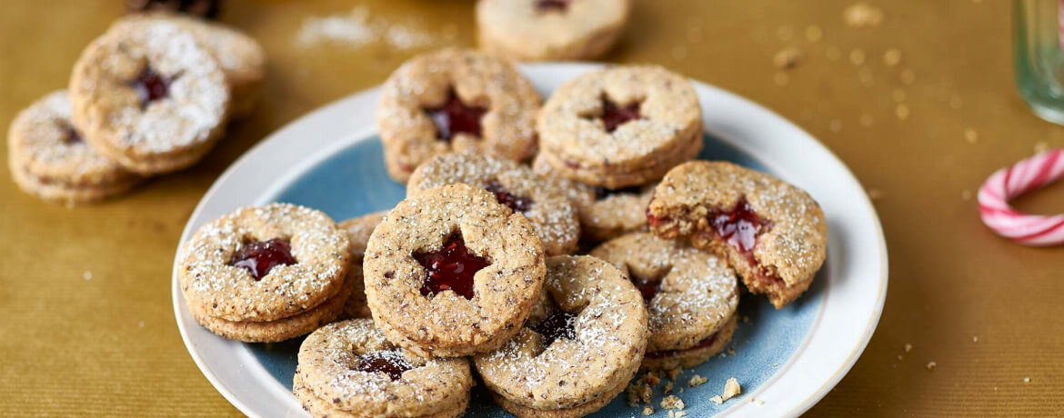 Vegane Linzer Plätzchen - Rezept | LIDL Kochen