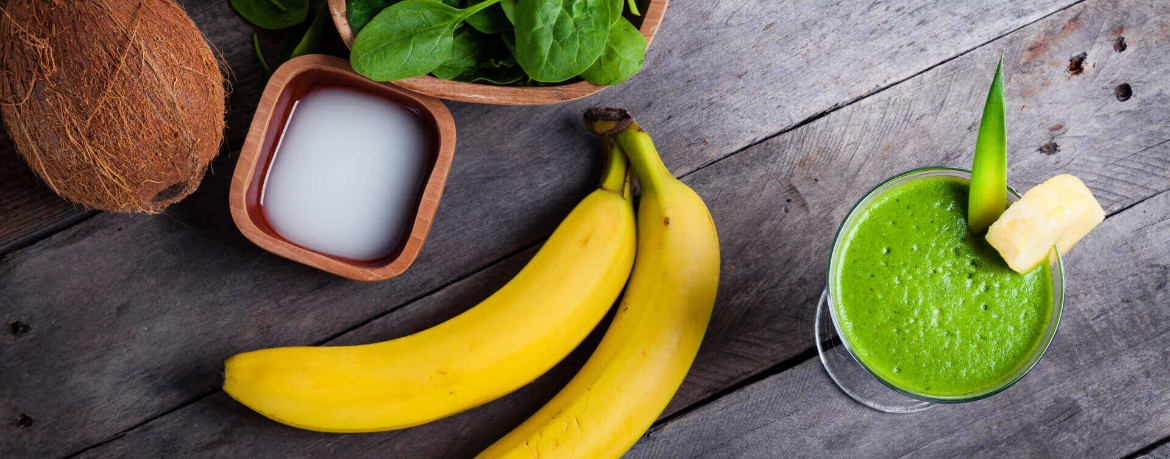 Bananen-Spinat-Smoothie mit Kokosmilch für 4 Personen von lidl-kochen.de