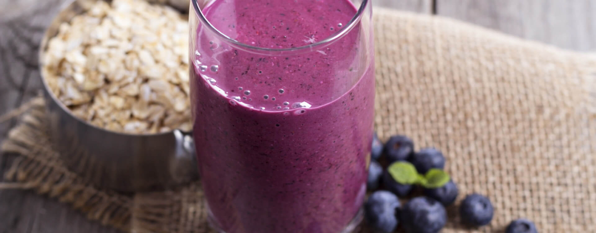 Blaubeerencocktail mit Haferflocken für 4 Personen von lidl-kochen.de
