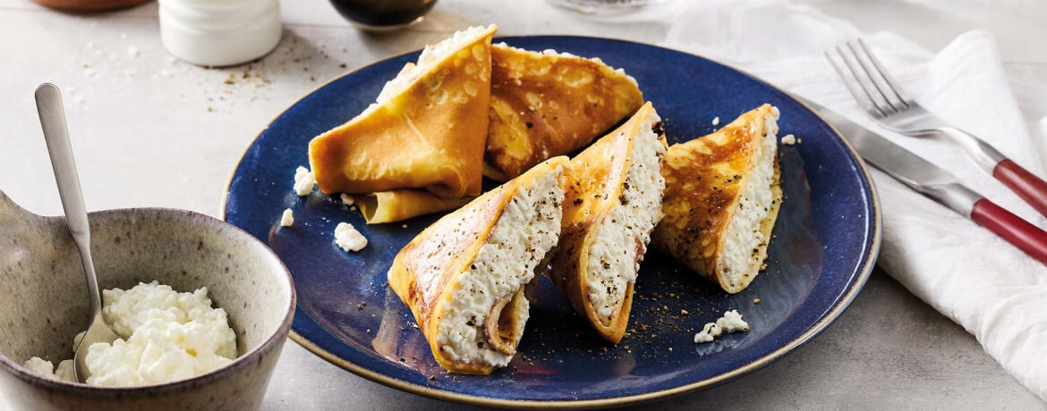 Pfannkuchen mit Frischkäse - Rezept | LIDL Kochen