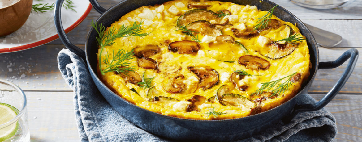 [Schnell &amp; einfach] Frittata mit Zucchini &amp; Feta | LIDL Kochen