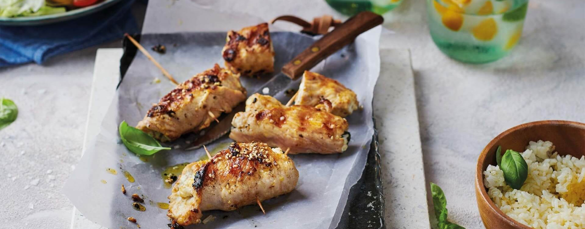 Putenröllchen mit Feta-Sesam-Füllung - Rezept | LIDL Kochen