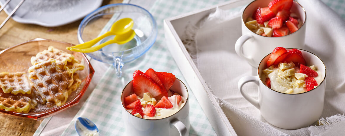 Erdbeer-Vanille-Creme für 4 Personen von lidl-kochen.de