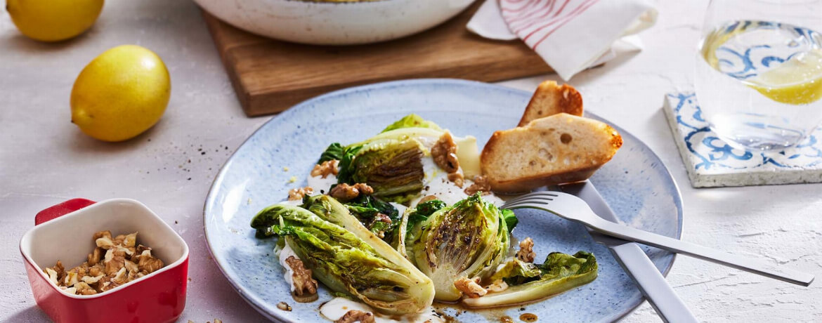 Geschmorter Salat mit Zitronensauce für 4 Personen von lidl-kochen.de