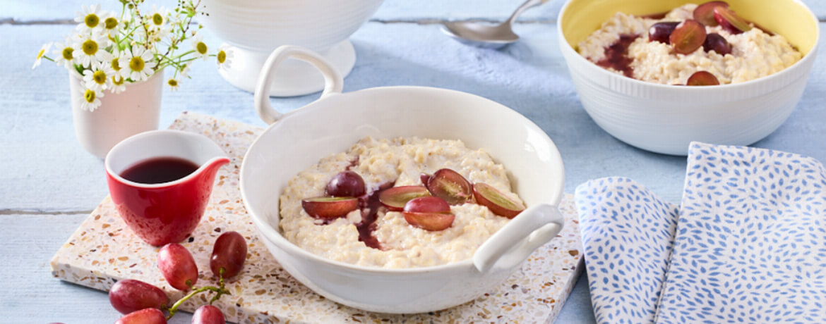 Porridge mit Weintrauben für 4 Personen von lidl-kochen.de