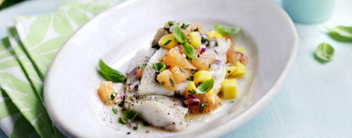 Fisch mit Pfirsich-Salsa für 4 Personen von lidl-kochen.de