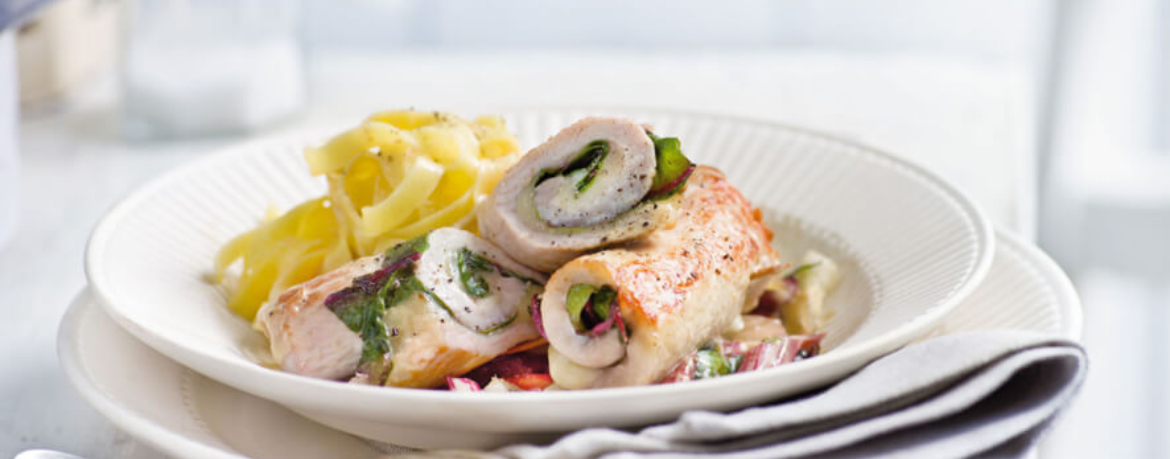 Spinat-Involtini mit Tagliatelle für 4 Personen von lidl-kochen.de