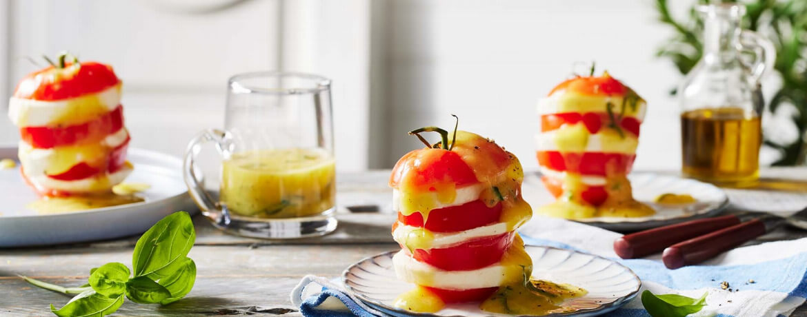 Tomaten-Mozarella-Türmchen für 4 Personen von lidl-kochen.de